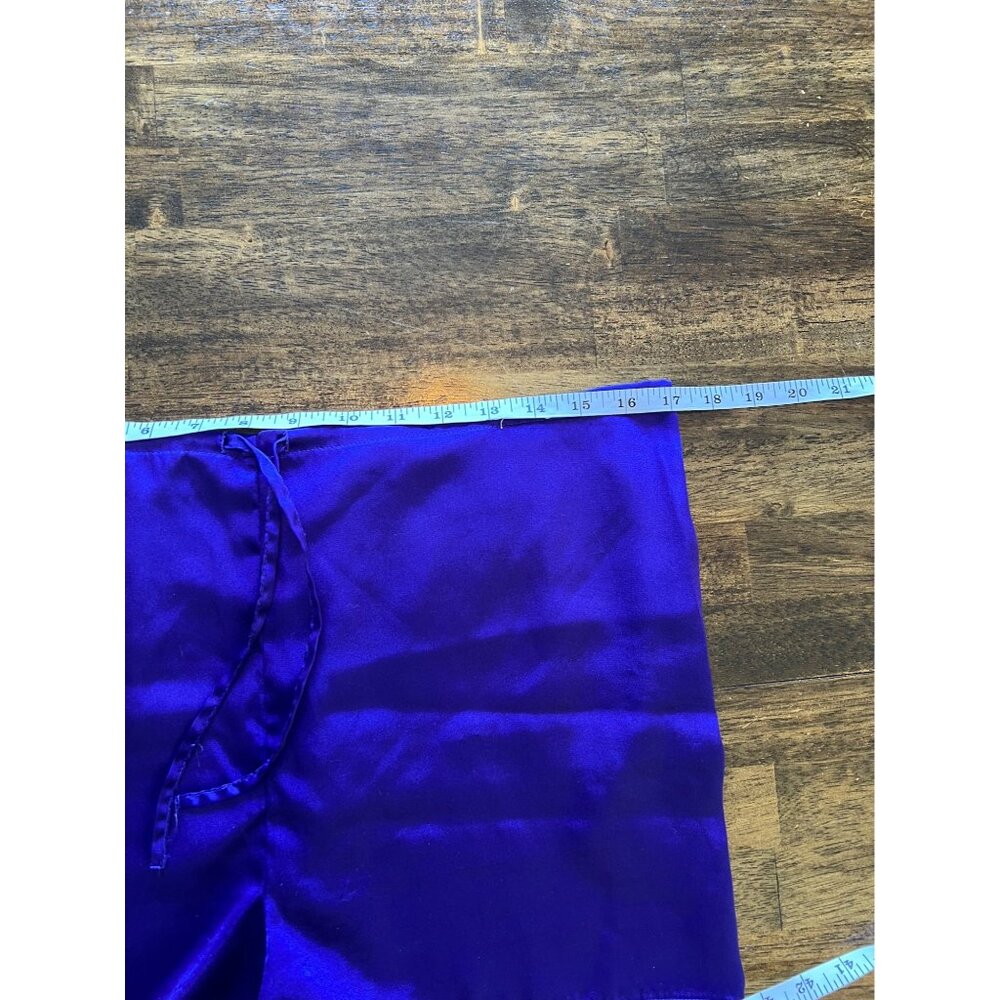 Victoria's Secret Purple Button Down Pajama Top & Shorts Set Medium - Picture 8 of 10
